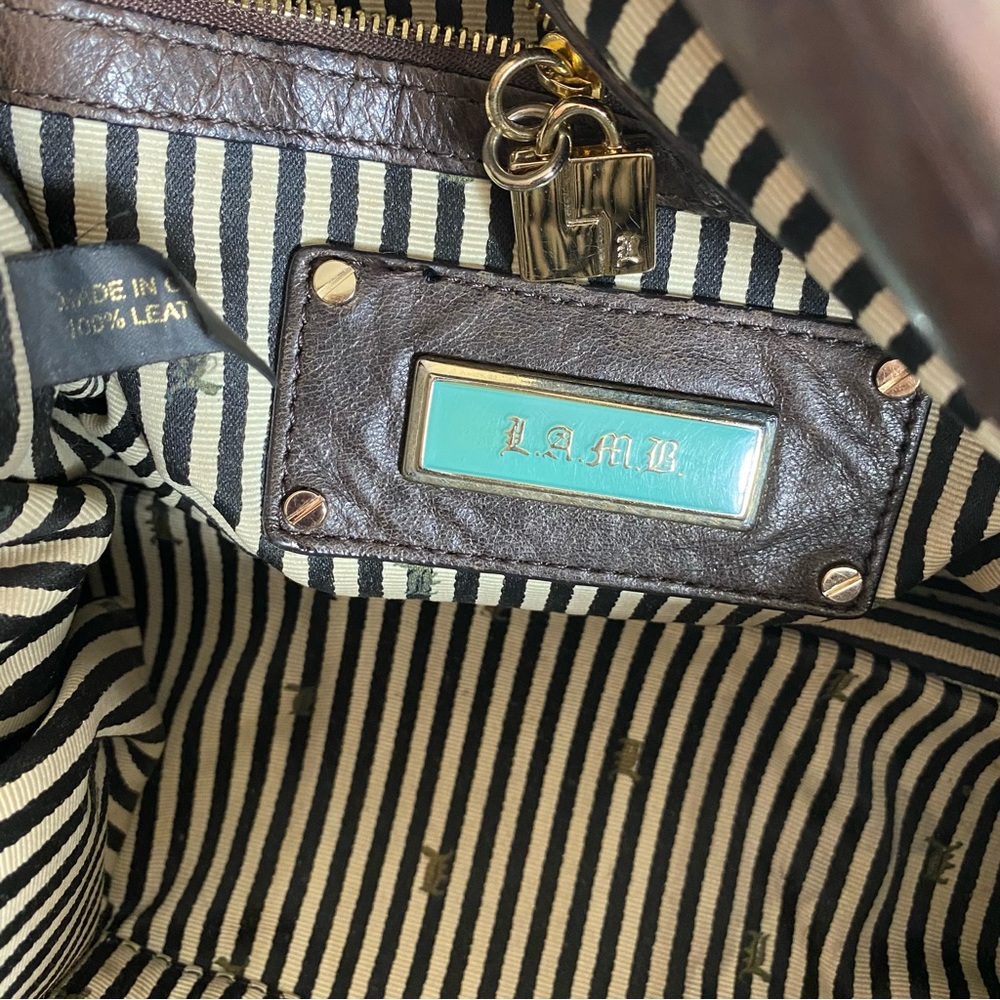 Lamb Fadeout Leather Stripe Purse - Picture 2 of 15